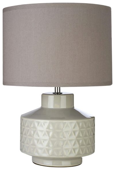 Waverly - Ceramic - Table Lamp - Grey